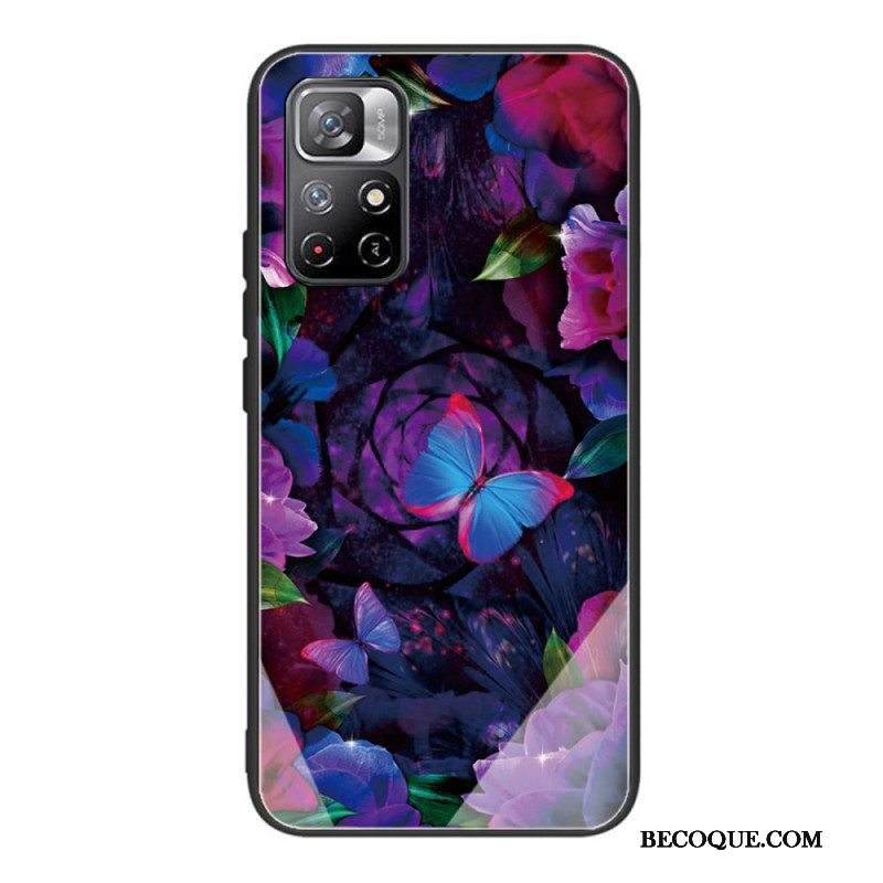 Kuori Xiaomi Redmi Note 11 Pro Plus 5G Butterflies Variation Karkaistu Lasi