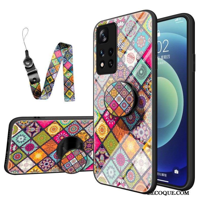 Kuori Xiaomi Redmi Note 11 Pro Plus 5G Patchwork Magneettipidike