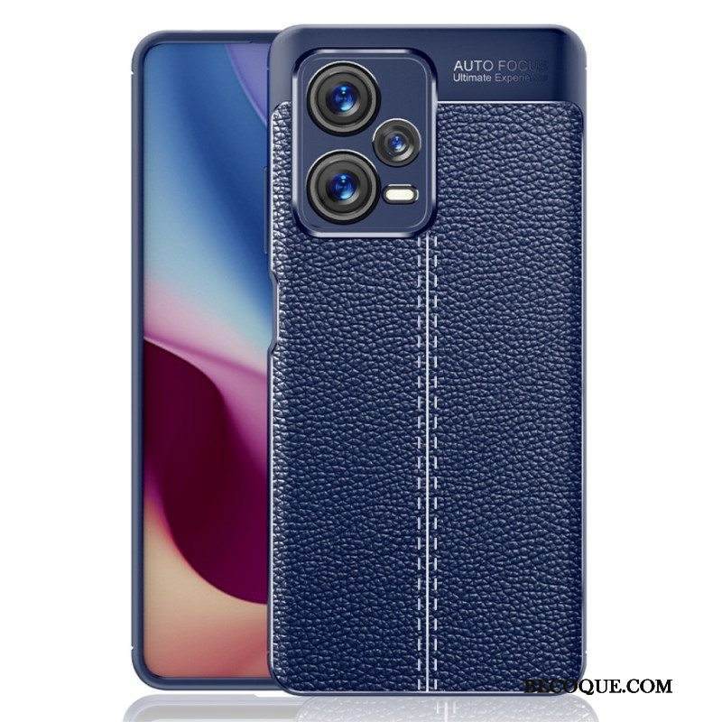 Kuori Xiaomi Redmi Note 12 Pro Plus Kaksilinjainen Litsi-nahkaefekti