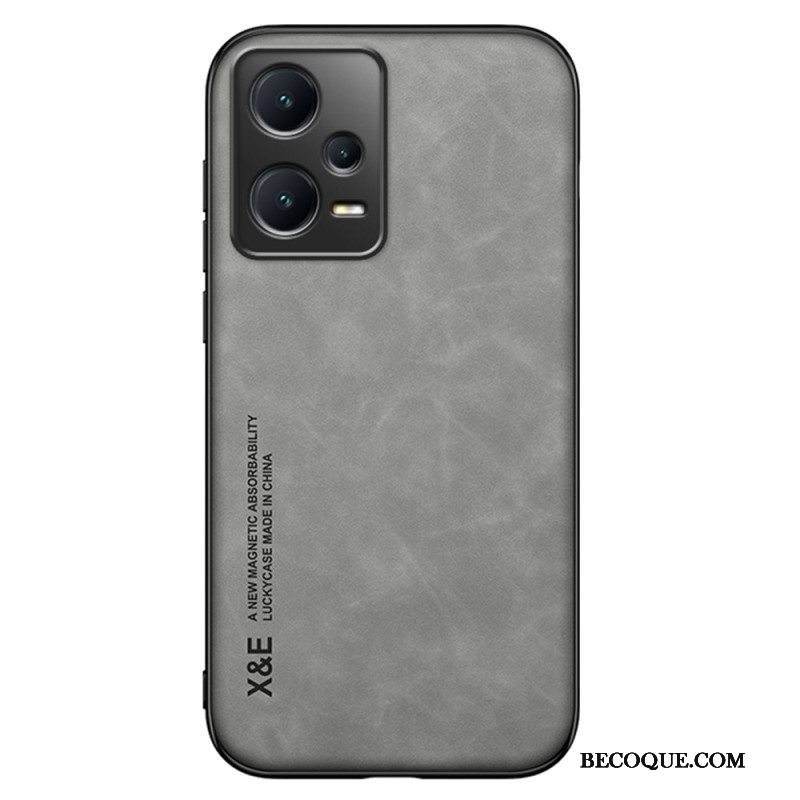 Kuori Xiaomi Redmi Note 12 Pro Plus X&e Leather Effect -nahka