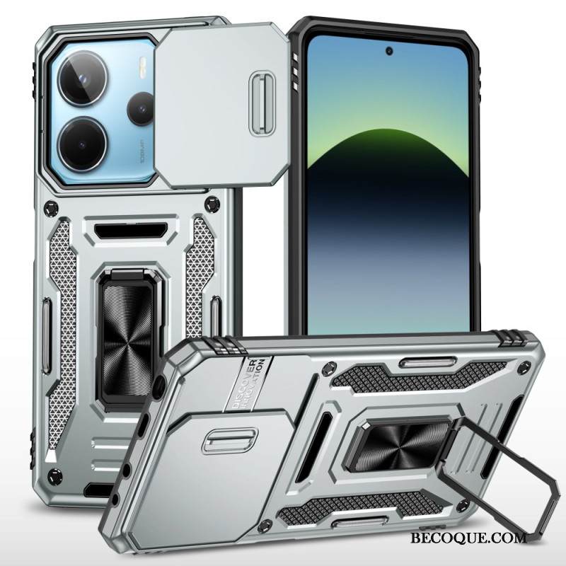 Kuori Xiaomi Redmi Note 14 5g Erittäin Kestävä Jalustalla Ja Linssinsuojalla