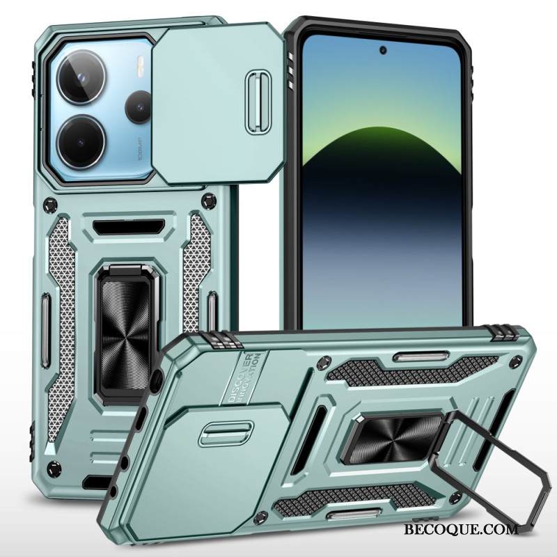 Kuori Xiaomi Redmi Note 14 5g Erittäin Kestävä Jalustalla Ja Linssinsuojalla