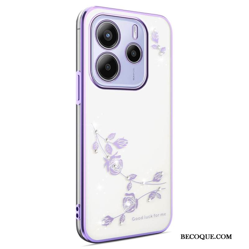 Kuori Xiaomi Redmi Note 14 5g Kadem Kukkia Ja Strasseja