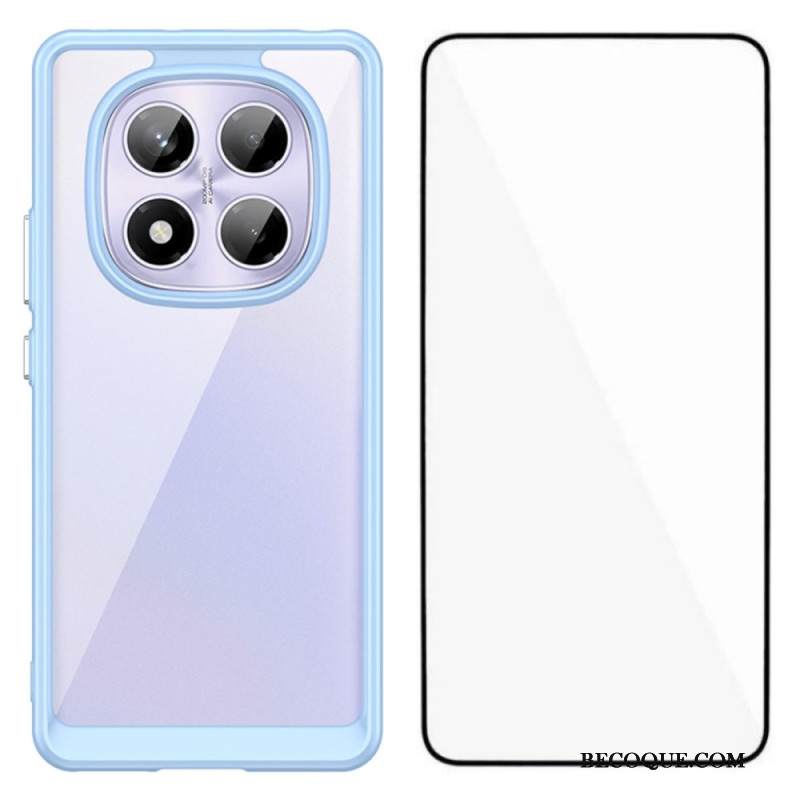 Kuori Xiaomi Redmi Note 14 Pro 4g Hybridi Karkaistulla Lasisella Näytönsuojalla Suojakuori