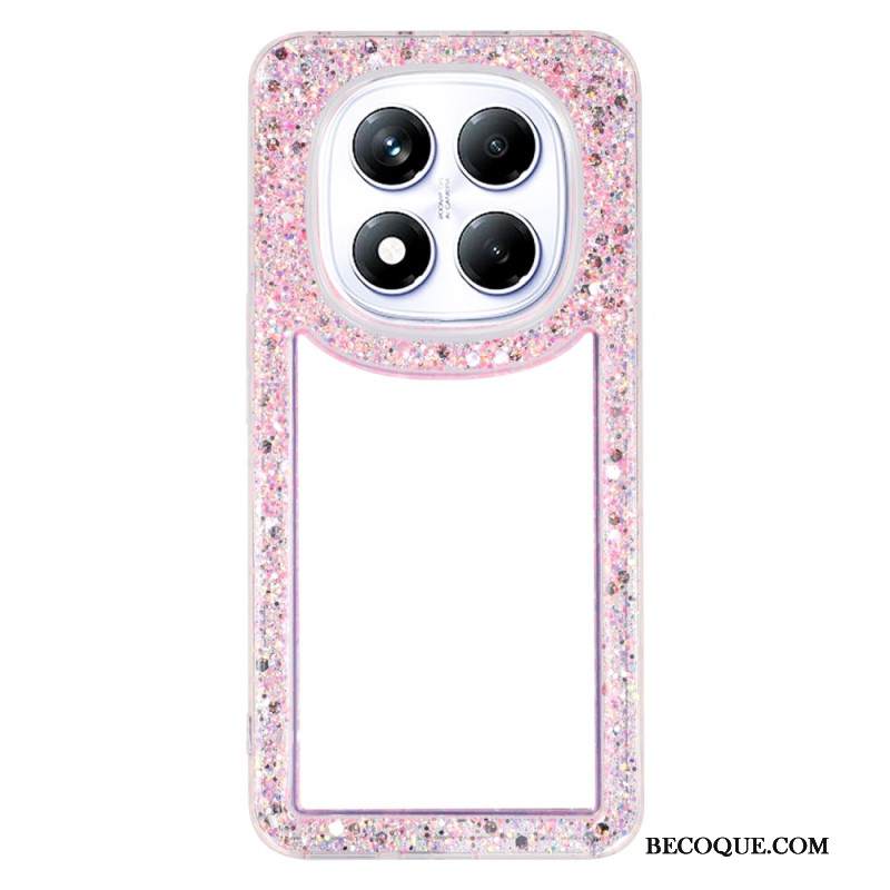 Kuori Xiaomi Redmi Note 14 Pro 4g Läpinäkyvä Kimaltelevilla Reunoilla Suojakuori