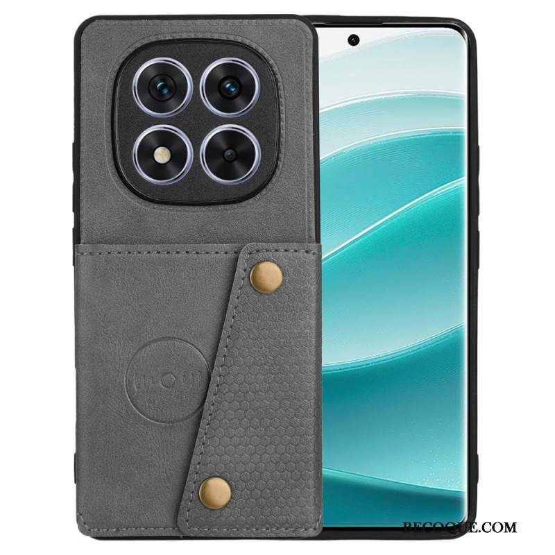 Kuori Xiaomi Redmi Note 14 Pro Plus 5g Nahkatyylinen Korttikotelo Ja Teline