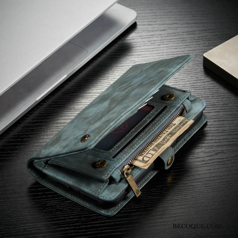 Kuori iPhone 11 Kuoret Uusi Murtumaton, Kotelo iPhone 11 Nahka Puhelimen Kuoret Sininen