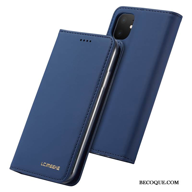 Kuori iPhone 11 Luova Puhelimen Kuoret Ylellisyys, Kotelo iPhone 11 Nahka Punainen Murtumaton