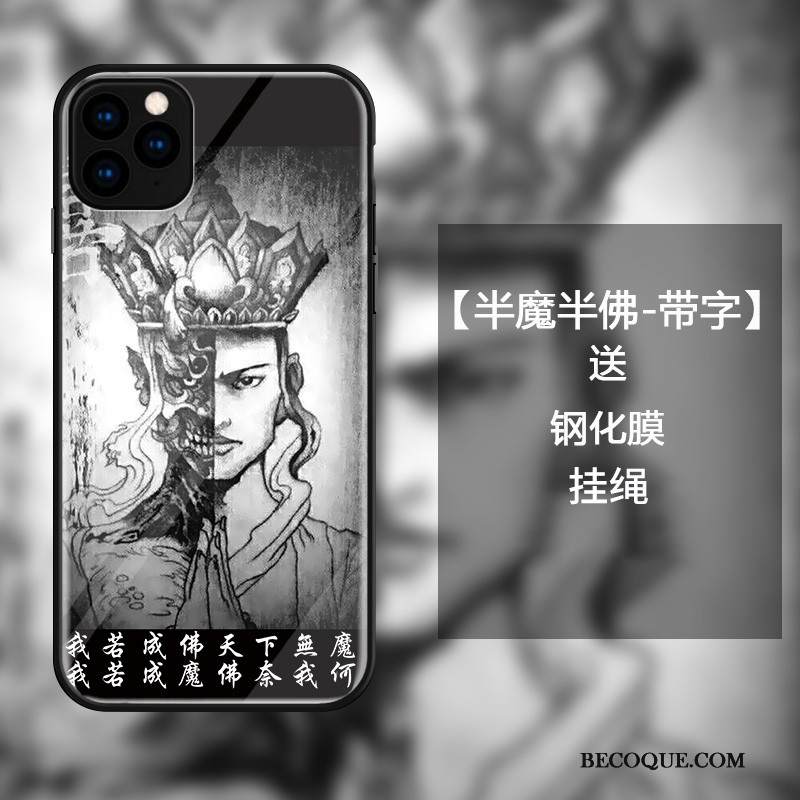 Kuori iPhone 11 Pro Laukut Puhelimen Kuoret Lasi, Kotelo iPhone 11 Pro Suojaus Harmaa Murtumaton