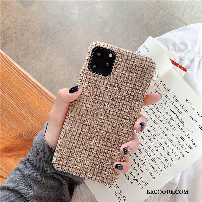 Kuori iPhone 11 Pro Max Flanelli Persoonallisuus, Kotelo iPhone 11 Pro Max Punainen Puhelimen Kuoret