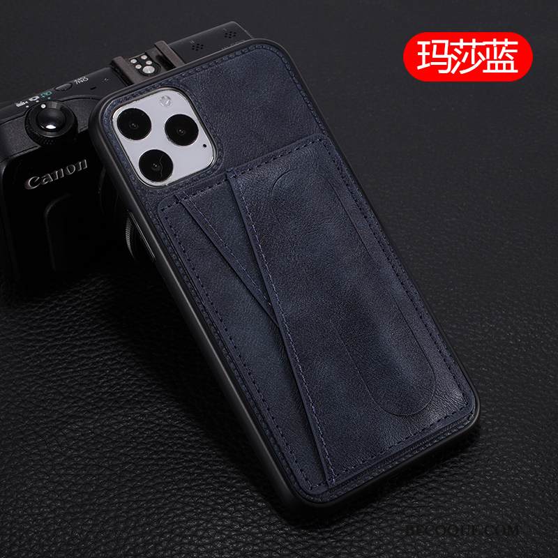 Kuori iPhone 11 Pro Max Laukut Harmaa Tide-brändi, Kotelo iPhone 11 Pro Max Nahka Kortti Uusi