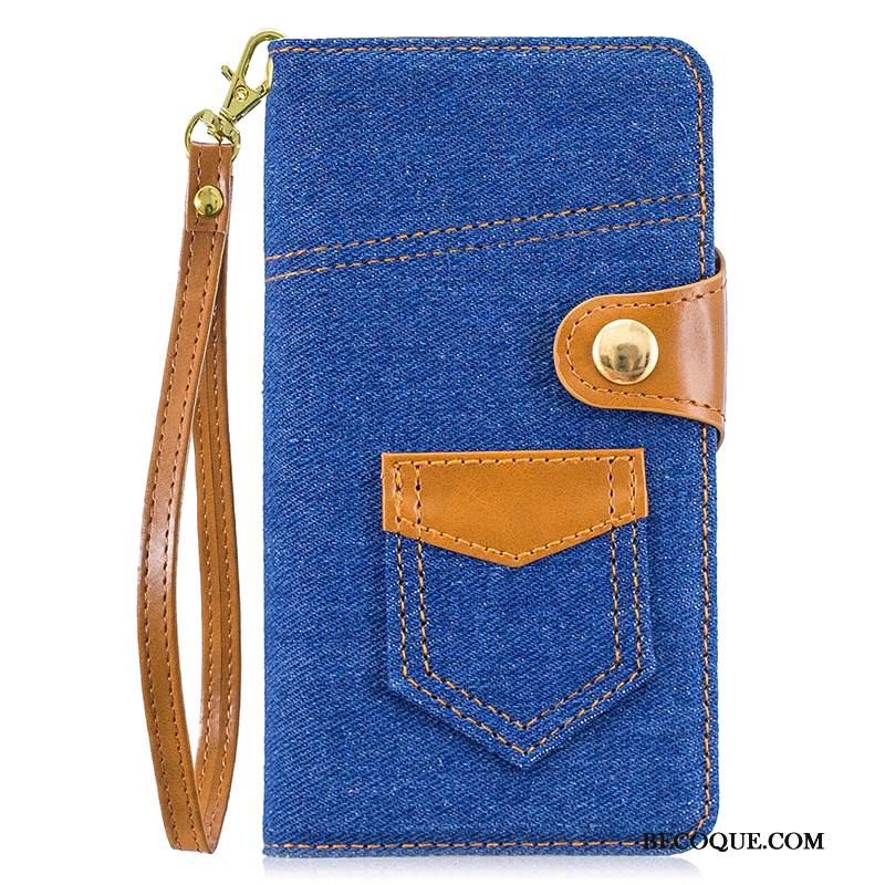 Kuori iPhone 11 Pro Max Laukut Puhelimen Kuoret Cowboy, Kotelo iPhone 11 Pro Max Nahka Trendi Sininen