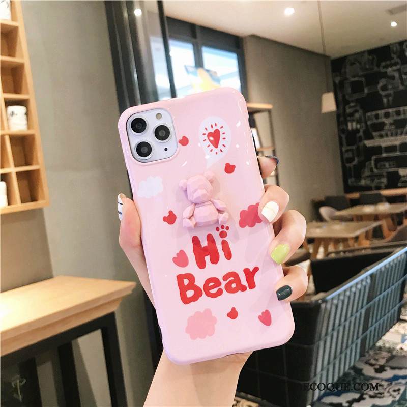 Kuori iPhone 11 Pro Max Laukut Tide-brändi Jauhe, Kotelo iPhone 11 Pro Max Sarjakuva Murtumaton Rakastunut