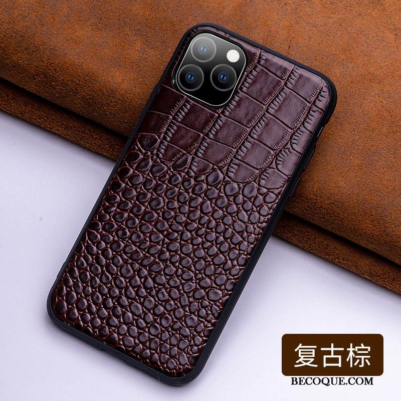 Kuori iPhone 11 Pro Max Nahka Jalokivi Ohut, Kotelo iPhone 11 Pro Max Laukut Puhelimen Kuoret Tide-brändi