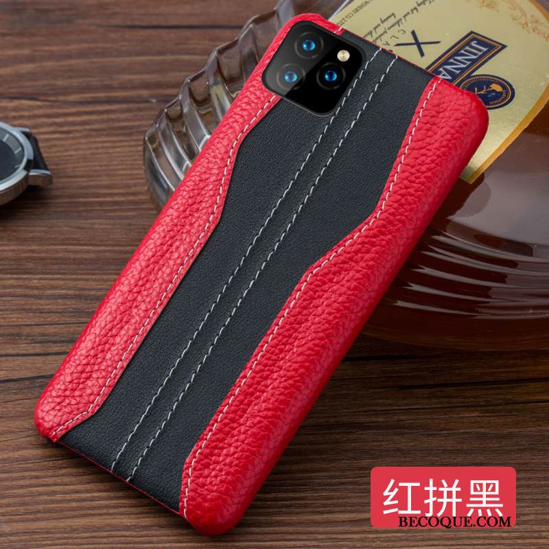 Kuori iPhone 11 Pro Max Nahka Persoonallisuus Ylellisyys, Kotelo iPhone 11 Pro Max Ylellisyys Murtumaton Liiketoiminta