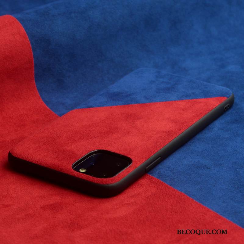 Kuori iPhone 11 Pro Max Nahka Trendi Säteilevä, Kotelo iPhone 11 Pro Max Suojaus Musta Liitos