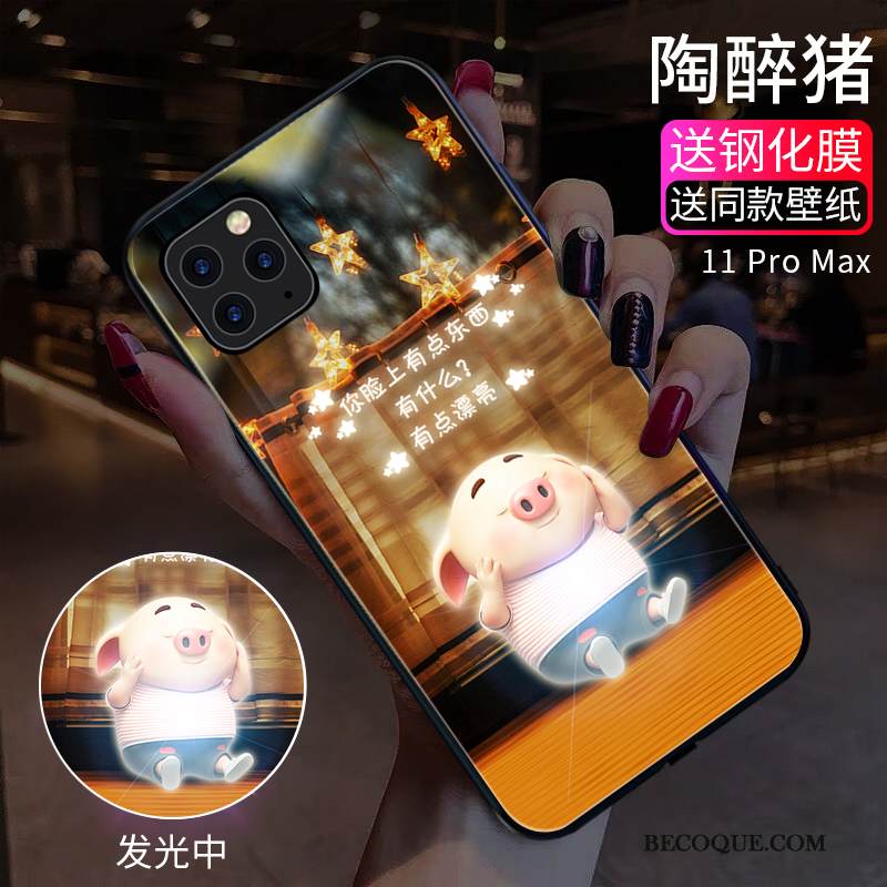 Kuori iPhone 11 Pro Max Net Red Pieni, Kotelo iPhone 11 Pro Max Trendi Rakastunut