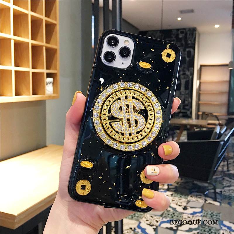 Kuori iPhone 11 Pro Max Pehmeä Neste Murtumaton Kulta, Kotelo iPhone 11 Pro Max Ylellisyys Valkoinen Persoonallisuus