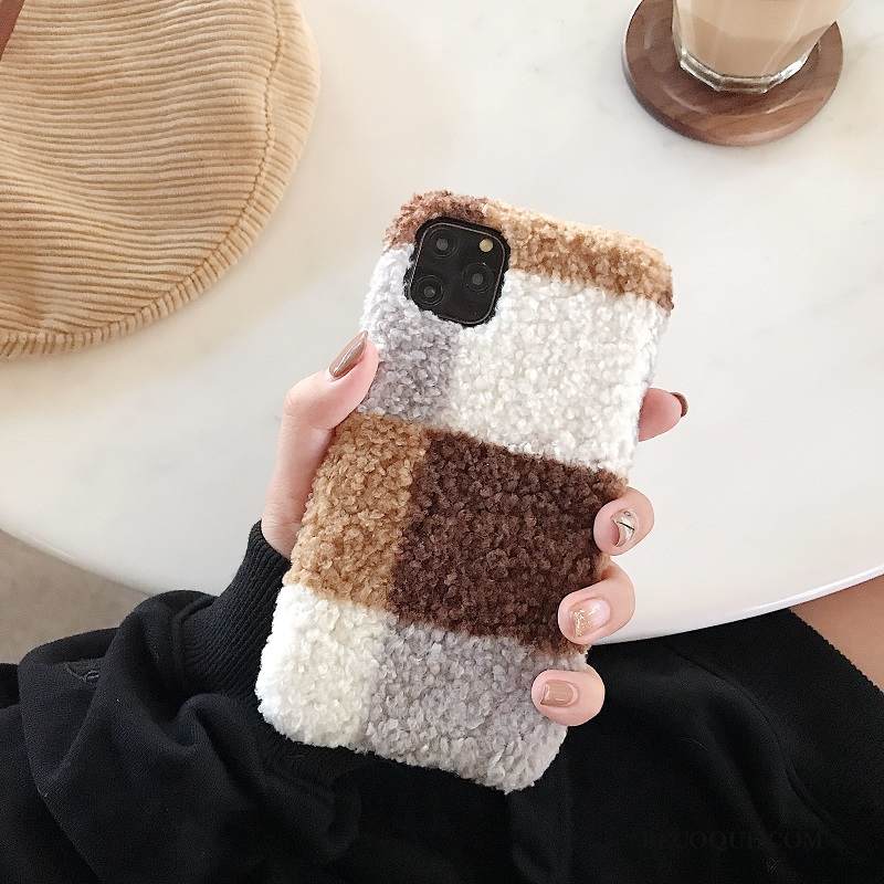 Kuori iPhone 11 Pro Max Pehmeä Neste Sininen Murtumaton, Kotelo iPhone 11 Pro Max Ylellisyys Liitos Net Red