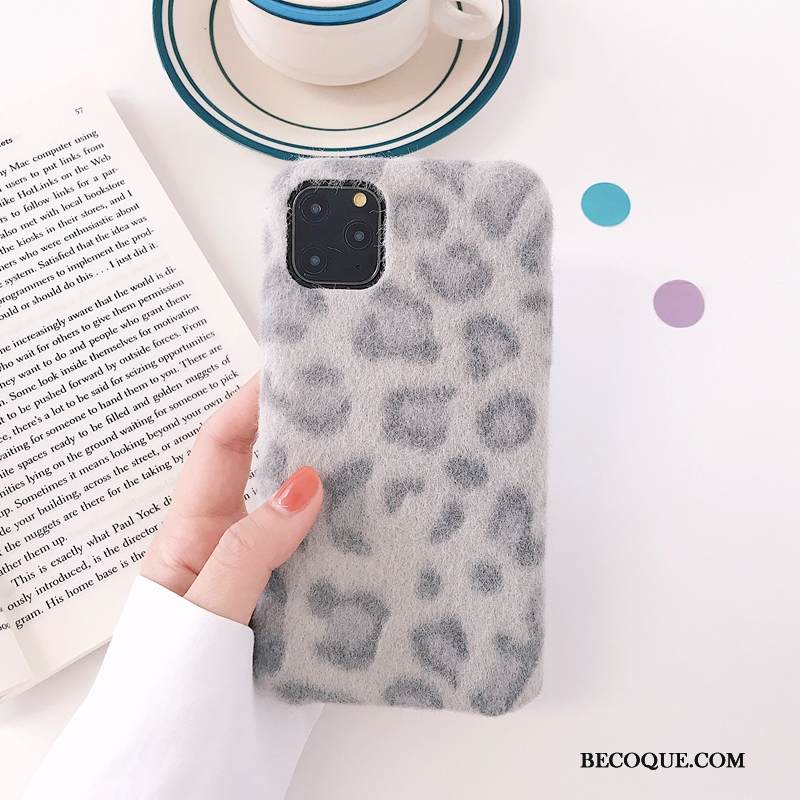 Kuori iPhone 11 Pro Max Pehmeä Neste Uhkea Murtumaton, Kotelo iPhone 11 Pro Max Tila Jauhe Leopardi