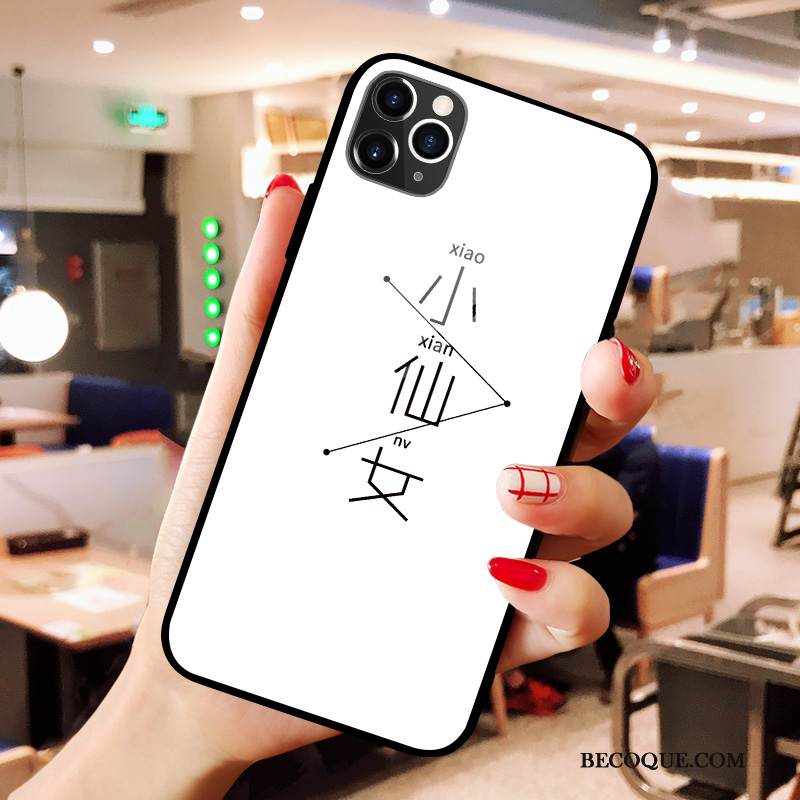 Kuori iPhone 11 Pro Max Puhelimen Kuoret Rakastunut, Kotelo iPhone 11 Pro Max Valkoinen Lasi