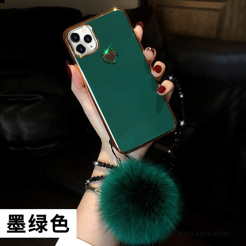 Kuori iPhone 11 Pro Max Silikoni Tide-brändi Puhelimen Kuoret, Kotelo iPhone 11 Pro Max Suojaus Vihreä Uhkea