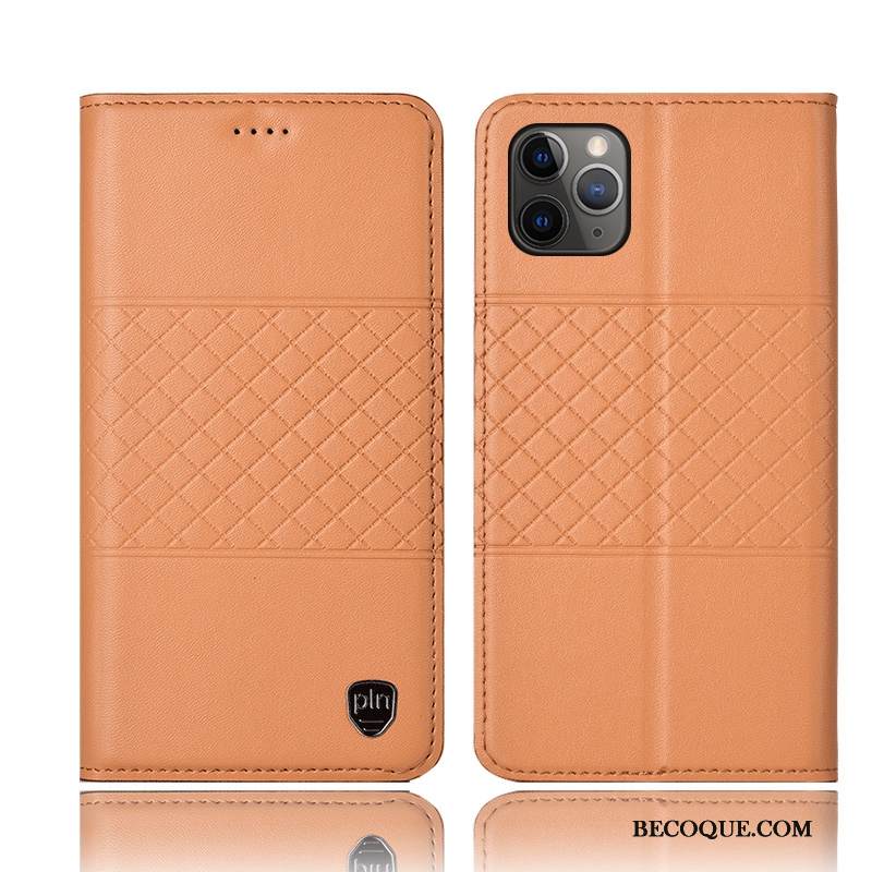 Kuori iPhone 11 Pro Max Suojaus Keltainen Murtumaton, Kotelo iPhone 11 Pro Max Laukut Puhelimen Kuoret Ruudukko