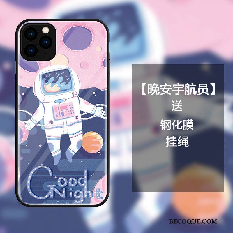 Kuori iPhone 11 Pro Max Ylellisyys Murtumaton Lasi, Kotelo iPhone 11 Pro Max Laukut Puhelimen Kuoret Sininen