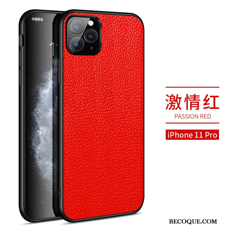 Kuori iPhone 11 Pro Nahka Ultra Puhelimen Kuoret, Kotelo iPhone 11 Pro Laukut Ylellisyys Murtumaton