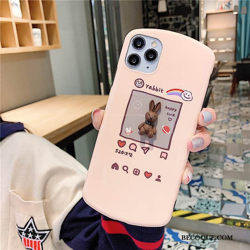 Kuori iPhone 11 Pro Pehmeä Neste Jauhe Puhelimen Kuoret, Kotelo iPhone 11 Pro Ulotteinen Kani