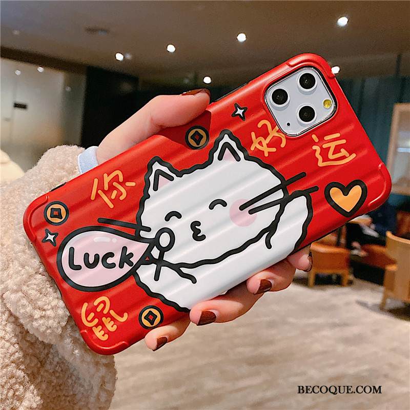 Kuori iPhone 11 Pro Pehmeä Neste Puhelimen Kuoret Persoonallisuus, Kotelo iPhone 11 Pro Sarjakuva Murtumaton Kissa