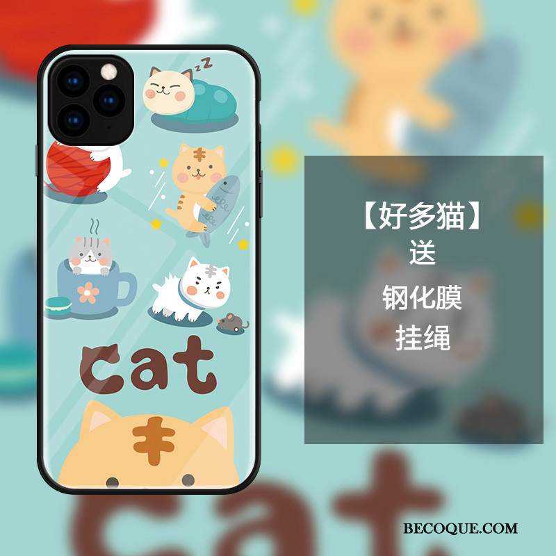 Kuori iPhone 11 Pro Sarjakuva Vihreä Rakastunut, Kotelo iPhone 11 Pro Laukut Kani Net Red