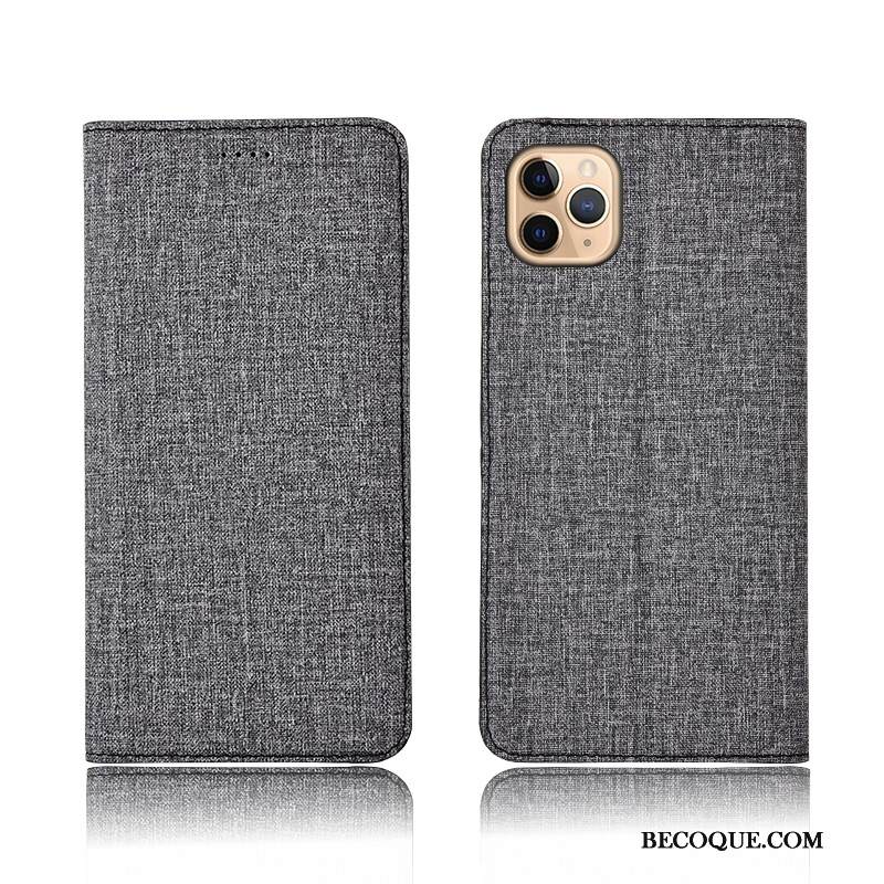 Kuori iPhone 11 Pro Suojaus Murtumaton Pellava, Kotelo iPhone 11 Pro Silikoni Sininen Puhelimen Kuoret