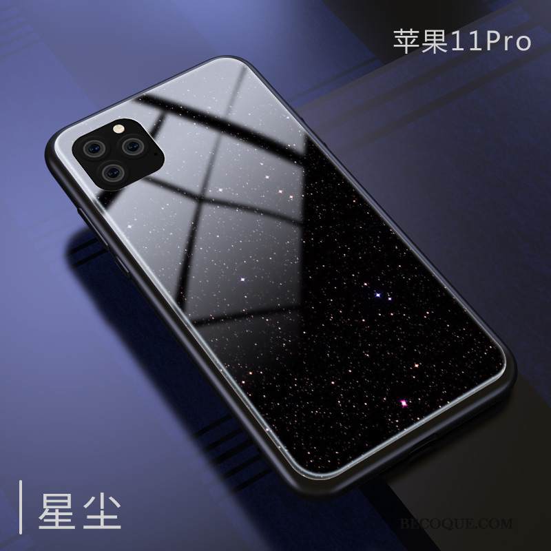 Kuori iPhone 11 Pro Suojaus Peili Musta, Kotelo iPhone 11 Pro Laukut Tähtitaivas Puhelimen Kuoret
