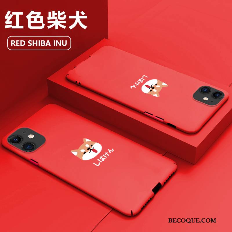 Kuori iPhone 11 Suojaus Puhelimen Kuoret Pesty Suede, Kotelo iPhone 11 Laukut Murtumaton Net Red