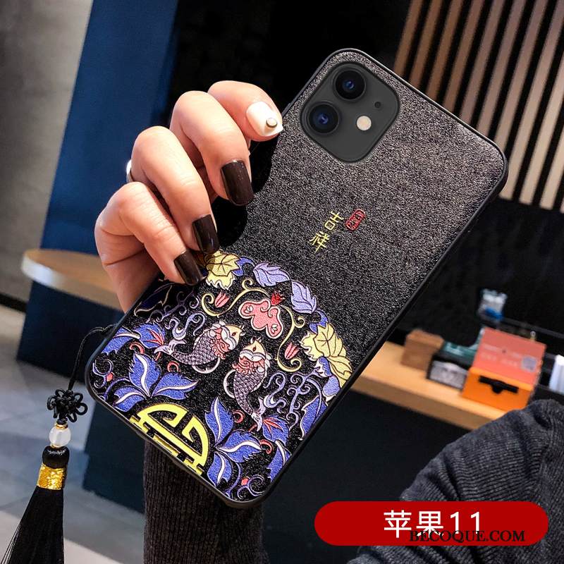 Kuori iPhone 11 Suojaus Puhelimen Kuoret Ripustettavat Koristeet, Kotelo iPhone 11 Silikoni Vihreä