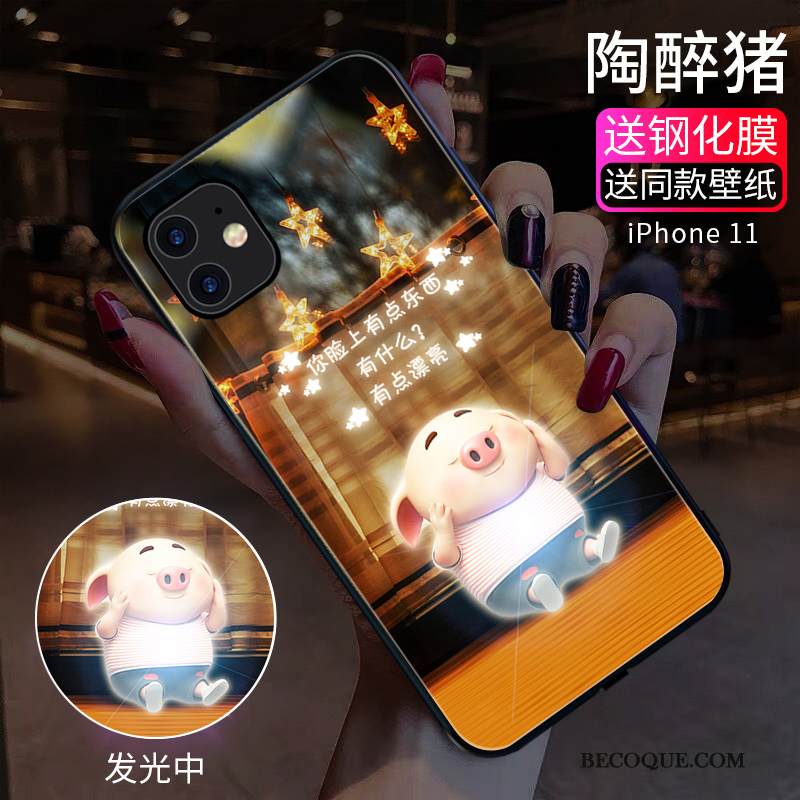 Kuori iPhone 11 Trendi Pieni, Kotelo iPhone 11 Lasi Rakastunut