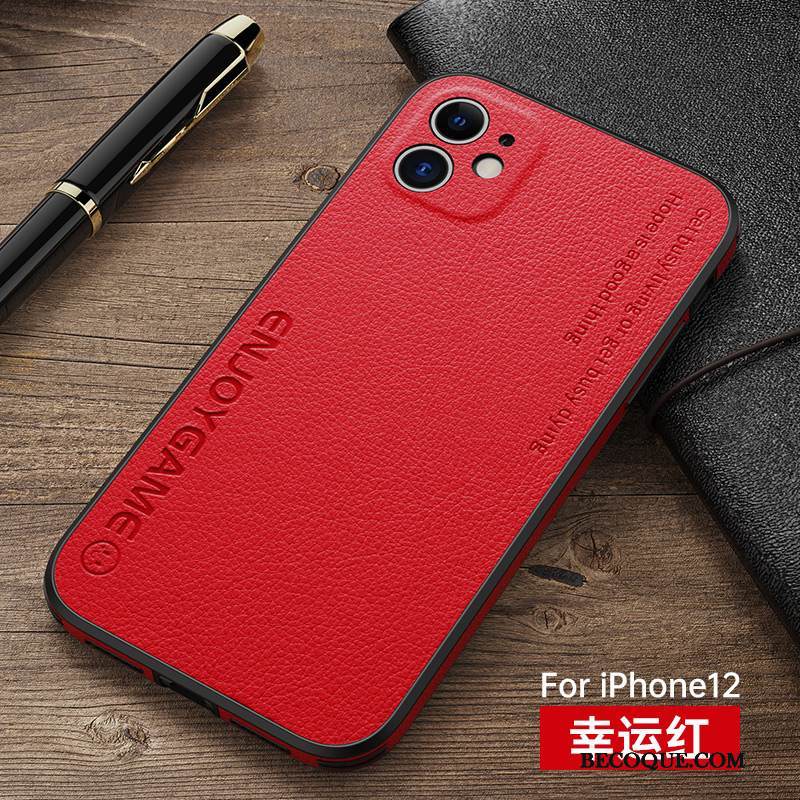 Kuori iPhone 12 Luova Kukkakuvio Oranssi, Kotelo iPhone 12 Laukut Ylellisyys Murtumaton