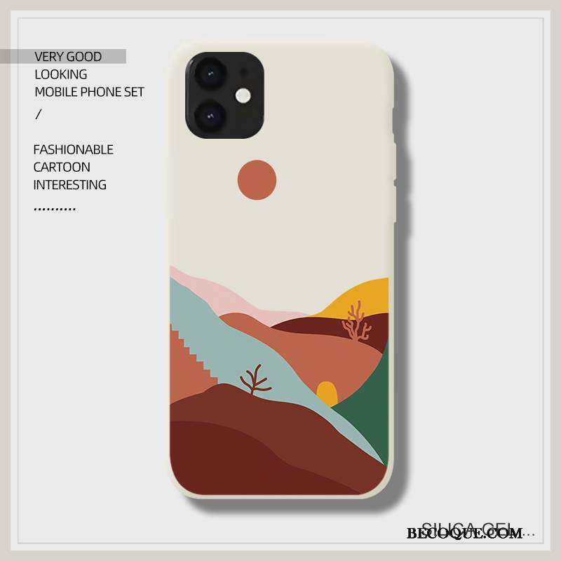 Kuori iPhone 12 Luova Uusi Puhelimen Kuoret, Kotelo iPhone 12 Silikoni Sininen Trendi