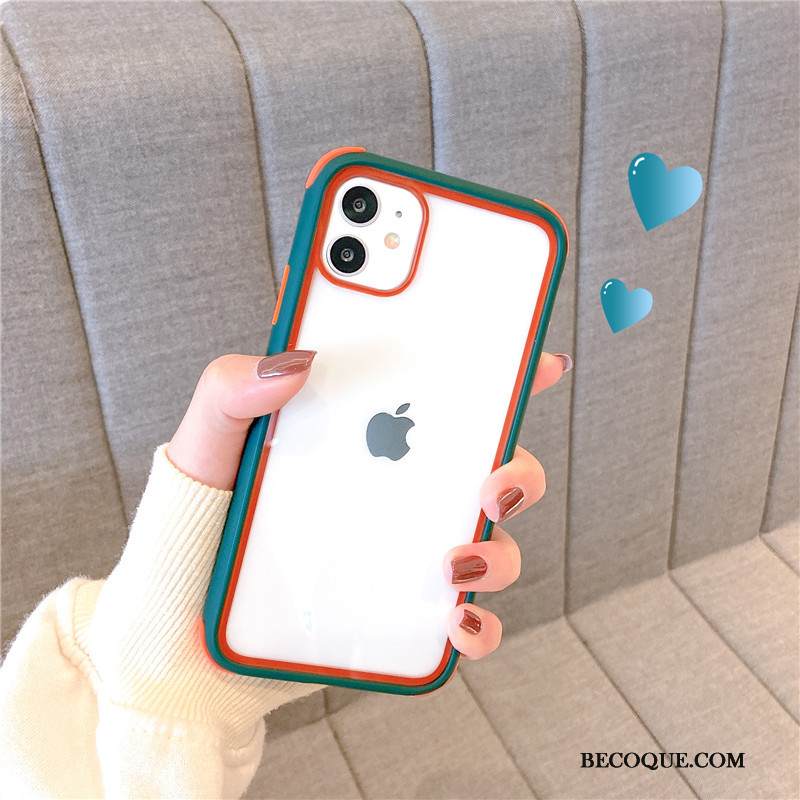 Kuori iPhone 12 Mini Laukut Kehys Läpinäkyvä, Kotelo iPhone 12 Mini Suojaus Uusi Puhelimen Kuoret