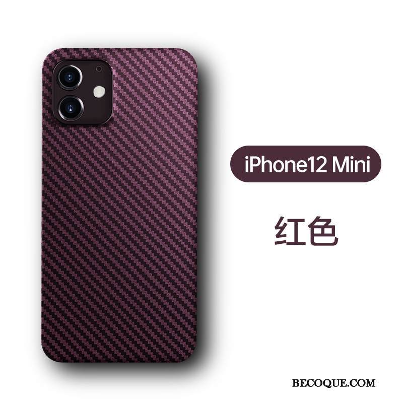 Kuori iPhone 12 Mini Laukut Murtumaton Kuitu, Kotelo iPhone 12 Mini Suojaus Puhelimen Kuoret Musta