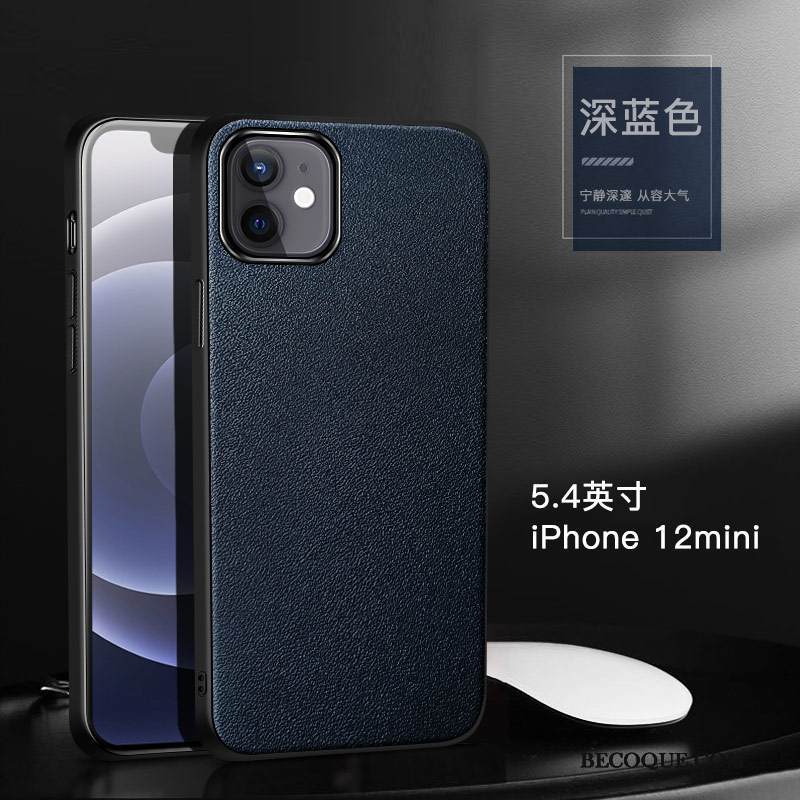 Kuori iPhone 12 Mini Laukut Murtumaton Lehmä, Kotelo iPhone 12 Mini Nahka Uusi Puhelimen Kuoret