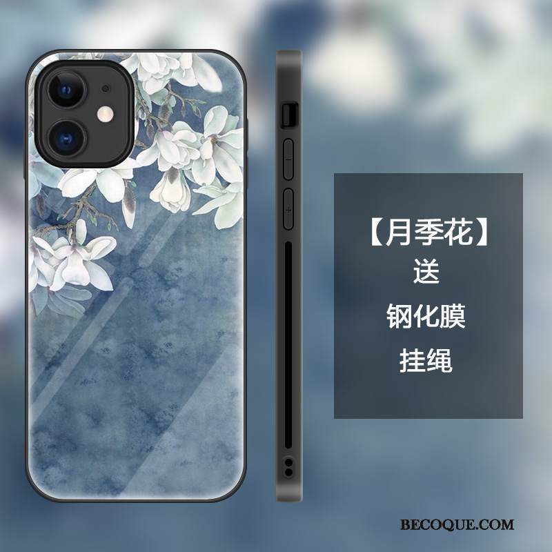 Kuori iPhone 12 Mini Laukut Sininen Persoonallisuus, Kotelo iPhone 12 Mini Silikoni Ultra Ohut