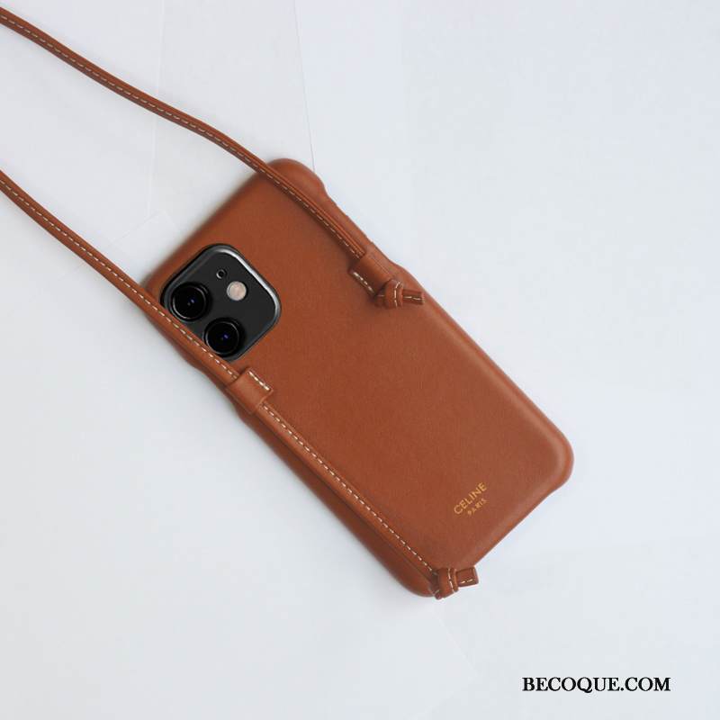 Kuori iPhone 12 Mini Laukut Trendi Net Red, Kotelo iPhone 12 Mini Nahka Puhelimen Kuoret Suuri