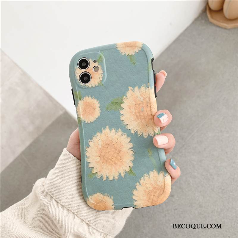 Kuori iPhone 12 Mini Net Red Auringonkukka, Kotelo iPhone 12 Mini Trendi Puhelimen Kuoret