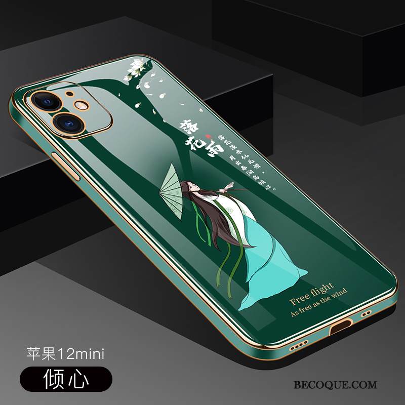 Kuori iPhone 12 Mini Pehmeä Neste Ultra Murtumaton, Kotelo iPhone 12 Mini Silikoni Uusi Läpinäkyvä