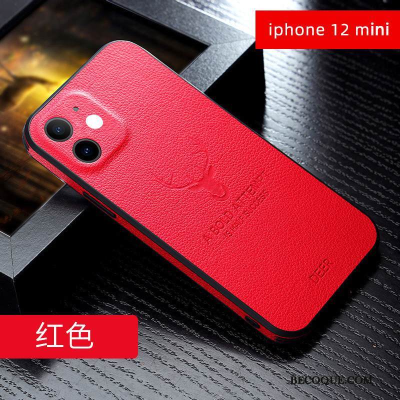 Kuori iPhone 12 Mini Pehmeä Neste Ylellisyys Tide-brändi, Kotelo iPhone 12 Mini Nahka Ultra Uusi