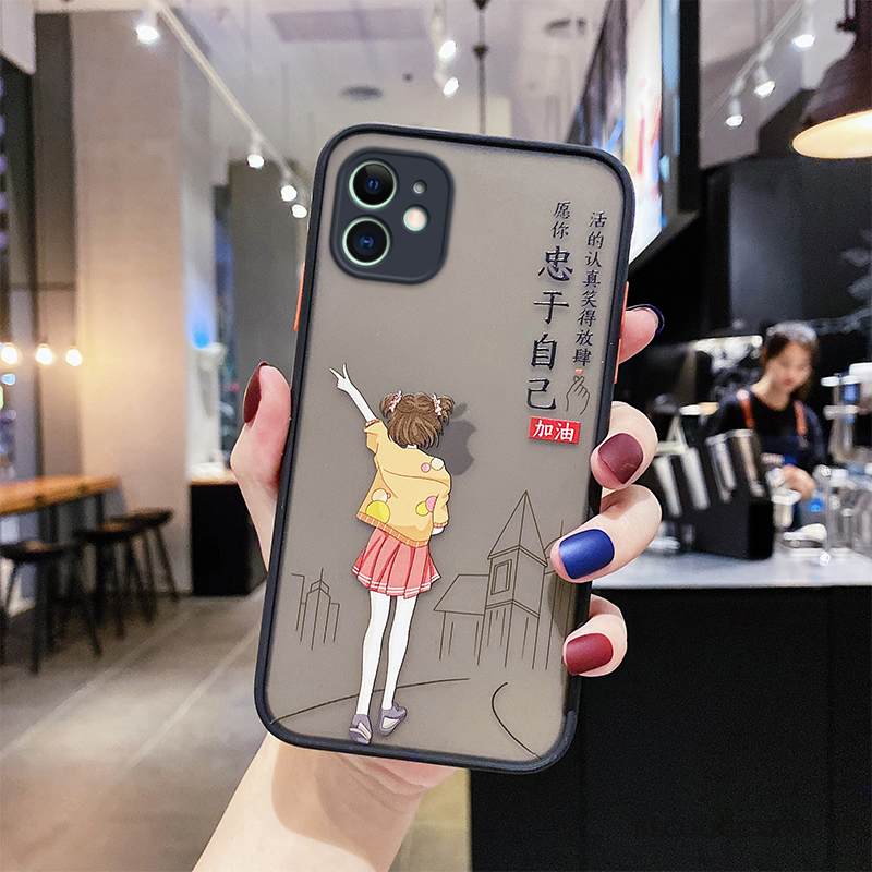 Kuori iPhone 12 Mini Silikoni Persoonallisuus Puhelimen Kuoret, Kotelo iPhone 12 Mini Luova Murtumaton Net Red