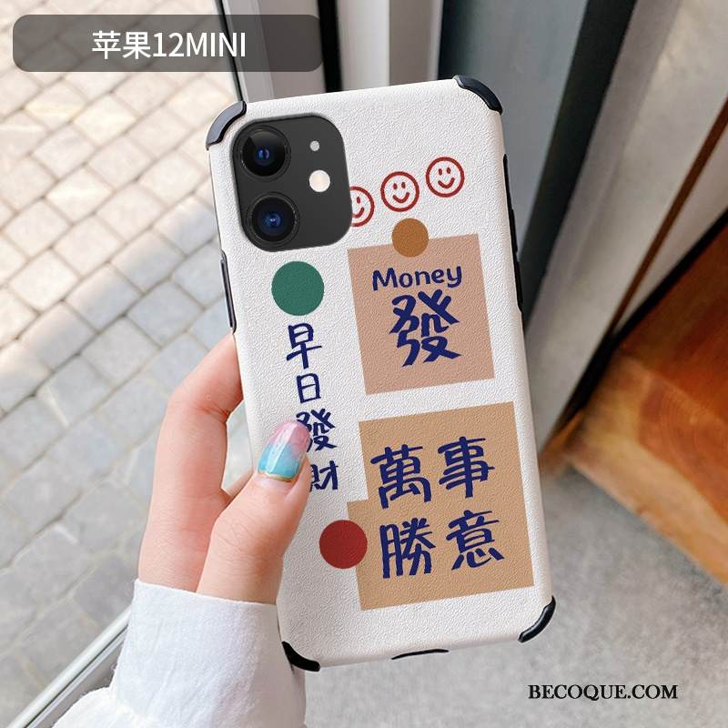 Kuori iPhone 12 Mini Silikoni Persoonallisuus Uusi, Kotelo iPhone 12 Mini Luova Pesty Suede Kukkakuvio