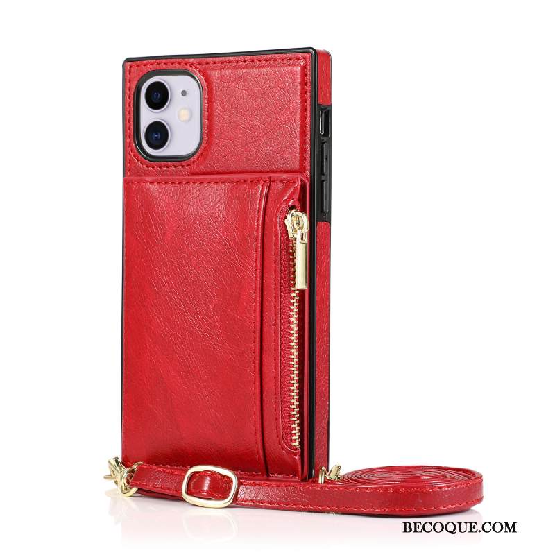 Kuori iPhone 12 Nahka Kortti Jauhe, Kotelo iPhone 12 Salkku Ripustettavat Koristeet Puhelimen Kuoret